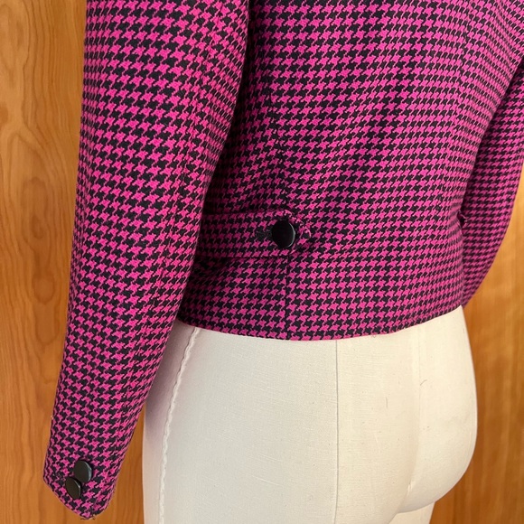 Vintage 80’s Valentino houndstooth jacket ✨✨ - Picture 4 of 5